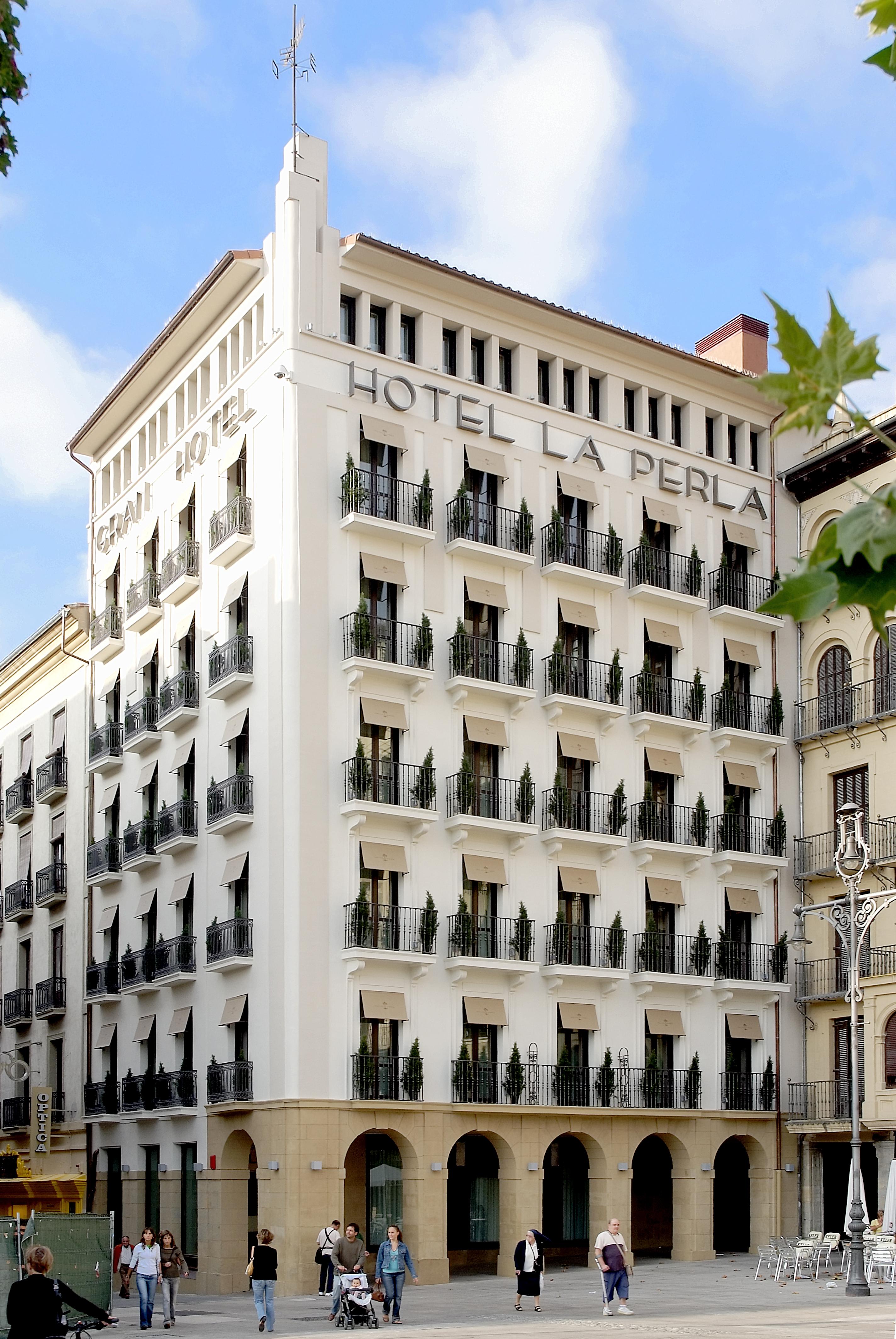 Gran Hotel La Perla Pamplona Luaran gambar